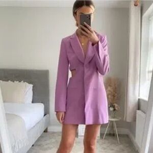 Zara Cut Out Blazer Dress